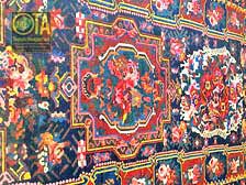 Antiker Karabagh Teppich wurde erfolgreich retuschiert